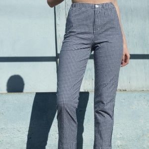 Brandy Melville Gingham Tilden Pants